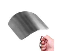 Adjustable Finger Guard, Stainless Steel Cutting Protector, 2.4x1.69x1.18 Inches Food Safety Guard with Cut Resistant Design, Durable Kitchen Tool, Cooking Finger Shield, Cooking Safety Gear for Home