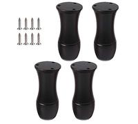 Adjustable Furniture Legs 4 Pack 15 cm nero alluminio lega e non slip design ideale per fai da te tavolini e beds modern Luxury Style Various