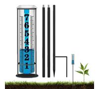 Adjustable Height Rainwater Measuring Tool For Terraces Deck Yard Fence Farm Garden | Rain Gauge Outdoor - Accurate Rain Gauge Outdoor Decorative Adjustable | Rain Gauges With Stake For Yard,