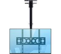 Adjustable Height Universal TV Stand & Full Motion Ceiling Mount Bracket for 3260 inch LED TVsVersatile Display Solution for Home & Office