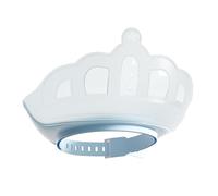 Adjustable Kids Shower Cap, Waterproof Bath Shield, Soft Eye and Ear Protector, 8.66x8.66x5.12 Inches Blue, for, Boys, Girls, Bath Time Protecting Children's Eyes and Ears