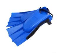 Adjustable Kids Swimming Fins 14-18.5cm Secure Grip(Blue) | Adjustable 14-18.5cm fit, secure grip per sole, secure comfort, growing feet support, easy size change