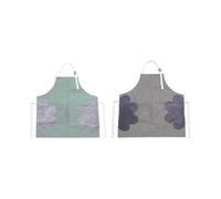 Adjustable Kitchen Apron for Cooking and Baking, Waterproof, Unisex, Cotton Fabric, Adjustable Neck Strap, Multiple Colors
