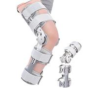 Adjustable Knee Brace Orthosis Orthopedic Hinged Knee Support Brace Knee Stabilizer Adjustable Brace Knee Joint Orthosis Support for Orthopedic Rehab Post-Operative