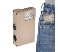 Adjustable Led Torch - Sturdy Magnetic Light | 6.3x3.5x1cm Mini Torch with Clip, Abs Led Torches for Various Activities, Pocket Flashlight, Rechargeable Light for Working on Maintenance Tasks