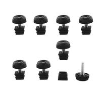 Adjustable Leveling Feet 20 x 20mm Square Tube Insert Kit Furniture Glide 8 Sets