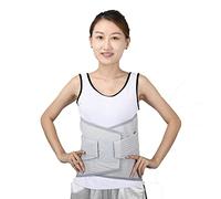Adjustable Lower Back Brace Lumbar Support Belt for Lower Back Pain Relief Herniated Disc Sciatica Scoliosis Back Brace for Women And Men (M)