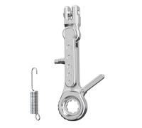 Adjustable Motorbike Kick Stand - Reinforced Alloy Parking Support, Anti Slip Side Foot Rest, Universal Fit Stand for Electric Motorcycle Biker Commuting Touring Outdoor Riding