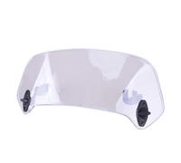 Adjustable Motorcycle Clip-On Windshield Extension Air Deflector Universal Acc
