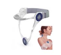 Adjustable Neck Support Cervical Collar, Portable Neck Traction Device for Forward Head Posture Correction, Transparent Design