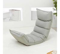 Adjustable Padded Floor Chair with Back Support, Long Padded Sleeper Bed, Couch Recliner, Gaming/Meditation Chair for Adults