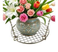 Adjustable Plant Riser - Heavy Duty Rustproof Stainless Steel Plant Pot With Chains, Stand Lifters | Planter Riser Insert For Vegetable Tomato Flower Tree Railing Outdoor Deck Patio Porch Garden