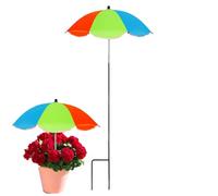 Adjustable Plant Shade, Sun Protection Umbrella, Resistant Cover, Garden, Sturdy Weather Guard, Height Adjustable Canopy for Flower Beds, Houseplant, Vegetables, Shrubs