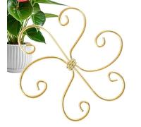 Adjustable Plant Stem Holder - 12 Inches Iron Reusable Garden Trellises for Indoor Vining Plants, Strong Plant Support for Gladiolus Money Tree Orchid Rosebud Creeper, Horticultural Growth Aid