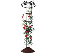 Adjustable Plant Support Frame, Rose Trellis, Metal Trellis Climbing Plants Outdoor, 65 inches, Sturdy Garden Structure for Backyard, Patio, Pathway, Indoor, Farm, Clematis
