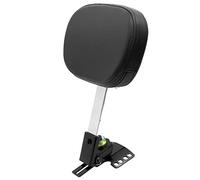 Adjustable Plug-in Driver Rider Backrest Custom Kit for Harley Electra Glides 1997-2021 Made Fit for Touring Models Road King Street Glide (Chrome Finished)
