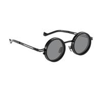 Adjustable Polarized Sunglasses - Tint Control Eyewear for Outdoor Activities | Gradient Lens Technology with Retro Style Design, UV Protection Round, Lightweight Frame for Travel Driving Fishing Use