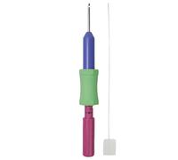 Adjustable Punch Needle, Embroidery Pen Needle with 5 Adjustable Heights, Stainless Steel Needle with Threader for Beginners, Ideal for Adults, Easy to Use Punch Needle for Embroidery Projects