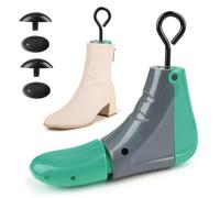 Adjustable Shoe Stretcher, Tennis Shoe Expanders, Adorable 4-Way Expander Tool for Canvas Shoes, Leather Flats, Oxfords, Slippers, Sports Footwear, Men and Women, Green, Orange