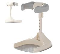 Adjustable Shower Stand, Adjustable Height Bath Standing Support, 15.35x13.19x17.32 inches Foldable Portable Bathing Device, Wash Seat for Kids, Boys & Girls