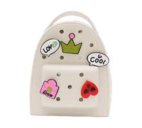 Adjustable Silicone Backpack, Cartoon Silicone Backpack, Jelly Backpack for Girls, Cartoon Backpack, Cartoon Backpack, Cartoon Travel Bag for Girls, bianco, Se référer au descriptif, riferimento