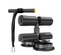Adjustable Sit Up, Suction Cup Holder, Abdominal Trainer Assistant, Workout Equipment, Home Gym Exercise, Floor for Core Training, Pipe, Foam, Latex