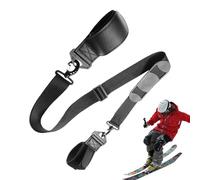 Adjustable Ski Straps, Anti Slip Ski Straps, Easy Skis Carrier With Pole Clips for Beginners Pros Skiing Snowboarding Cross Country Downhill Mountain Trips Travel Hiking And Winter Outdoor Activity