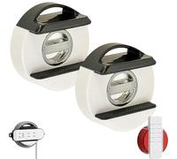 Adjustable Suction Cup Power Strip Holder, No Drill Under Desk Cable Management Organizer, 360° Rotating Reusable Wall Mount for 1.5"-3.5" Surge Protectors, Holds up to 5lbs (Mixed#9)