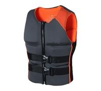 Adjustable Surfing Vest for Adults, Summer Float Surfing Vest Buoyancy Aid for Swimming Kayaking Water Sports Boating Fishing Safety Gear Canoeing Rafting Adventure(Orange,XL)