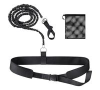 Adjustable Swim Tether, Training Belt Strap, 2.5-7.5 Meter Resistance Band with Build, Aquatic Exercise Tool, Swim Tether with Comfortable Design, Fitness Accessory for Kids and Adults