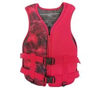 Adjustable Swimming Vest for Adults, High Buoyancy Breathable Portable Safety Floatation Swim Vest for Outdoor Boating Kayaking Surfing Water Sports Activities Gear Men Women(Red,XL)