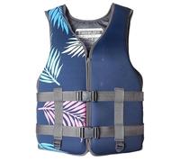 Adjustable Swimming Vest for Adults Men Women Neoprene Buoyancy Aid Floatation Vest for Kayaking Snorkeling Swimming Boating Fishing Paddle Boarding Water Sports Safety(Blue,L)
