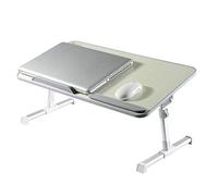 Adjustable Table Portable Standing Bed Desk Foldable Sofa Breakfast Tray Notebook Computer Stand with Cooling Cooler