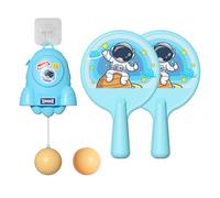 Adjustable Table Tennis Trainer Paddle Practice Set, Esercizzare Kit | Perfect/Suitable/Ideal for Children Kids Boys Girls Reaction Speed Training Indoor Home Outdoor Play Fitness Coordinazione