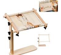 Adjustable Tabletop Embroidery Stand Cross Stitch Holder with Scroll Frame