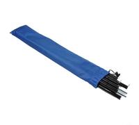Adjustable Tarp Poles 2m Silver Black Options(Black) | per durable iron construction, rust resistant, lightweight 700g, silver or black finish