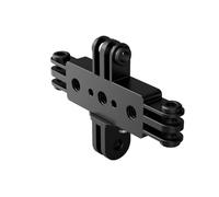 Adjustable Three Camera Holder Flexible Steel Metal Live Bracket for Various Video Capturing Setups Extendable Slots Aluminum Tripod Holder