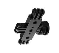 Adjustable Three Camera Holder Flexible Steel Metal Live Bracket for Various Video Capturing Setups Extendable Slots Aluminum Tripod Holder