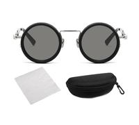 Adjustable Tint Sunglasses, Multi Gear Sport Eyewear, 5.63x2.01in Uv Protection Shades, Round Frameless Design, Lightweight Authentic Build for Women, Men, Driving, Fishing, Running