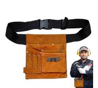 Adjustable Tool Pouch, Large Capacity Utility Belt with Hammer Holder