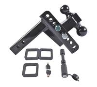 Adjustable Trailer Hitch Tow Hitch With 2 Inch Receiver 6inch Drop/Rise 2" & 2-5/16" Hitches Ball Mount For Trucks/20000 LBS Compatibilità versatile