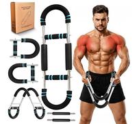 Adjustable Twister Arm Trainer Chest Workout with 3 Resistance Levels - U-Shaped Strength Training Equipment Chest Trainer for Men and Women - Non Slip Twister Arm Exerciser for Shoulder Wrist Back