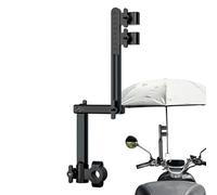 Adjustable Umbrella Holder, Adjustable Bicycle Stand, Universal Clamp Mount Support, ABS Metal Joint Rotating Arm System, Outdoor Mobility Accessory, Stroller Bike Wheelchair Umbrella Stand 8.26 inch