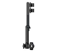 Adjustable Umbrella Holder, Stroller Mount Support with Rotating Clamp System, Multi Angle Outdoor Fixing Bracket with Strong Grip, Metal Umbrella Mount Design, Travel Shade Holder for Wheelchair