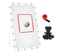 Adjustable Volleyball Rebounder, Training Net System, 10.63x7.87x3.54 inch Mesh Practice Frame with Elastic Rope Return, Durable Sports Rebound Tool, Backyard Training Equipment, Multi Sport Trainer