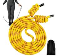 Adjustable Women Jump Rope Smooth Woven Cord Comfortable Skipping Rope | Unisex Men Jump Rope for Adults Youth Family Training Outdoor School Racing Sports Gym Home Workout Cardio