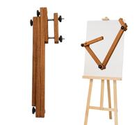 Adjustable Wooden Artist Hand Support Bridge & Easel Painting Stabilizer | 18.8 x 5.1 x 1.1 in (Expands to 47.4 in) Solid Wood Painting Arm Support Featuring Anti-Smudge Elevated Wrist Bridge