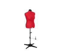 Adjustoform Cucire la Forma del Vestito Regolabile Semplice 8 Parti, Tessuto di Nylon, Papavero Rosso, M