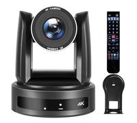 ADKIDO Telecamera PTZ 4K, telecamera PTZ 20X, uscita streaming IP 4KP30 con HDMI, 3G-SDI, USB 3.0 per conferenze, chiesa e scuole. (SDI+HDMI+USB3.0+IP, 20X)