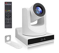 ADKIDO Telecamera PTZ NDI 30X con IP Live Streaming con uscita video simultanea 3G-SDI e USB e monitoraggio automatico/Zoom Video/POE/1080P Full HD per conferenze, chiesa, insegnamento